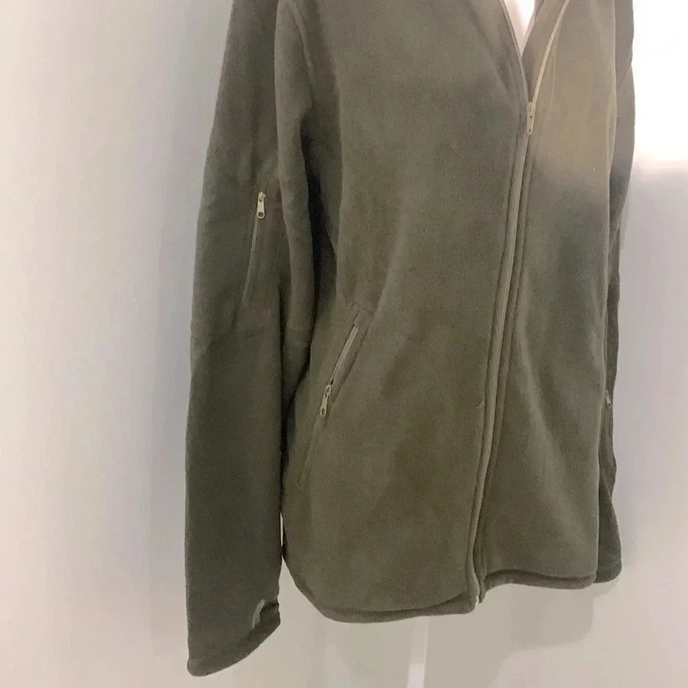 Coofandy mens soft shell outdoor hooded military green coat size S - Picture 3 of 6